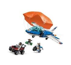 סיטי לגו 60208 מצנח - Lego 60208 Sky Police Parachute Arrest City