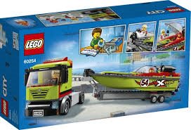סיטי לגו 60254 סירת מירוץ - Lego 60254 Race Boat Transporter City