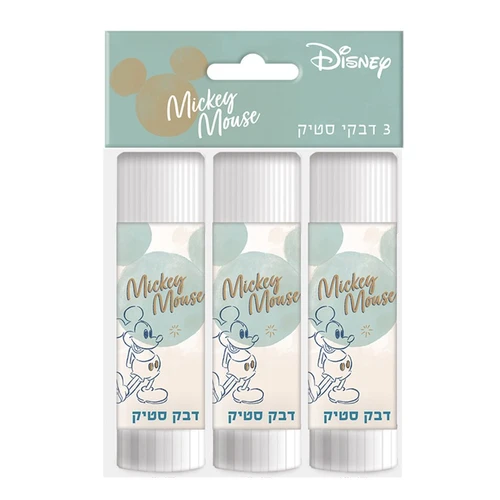 3 דבק סטיק מיקי מאוס