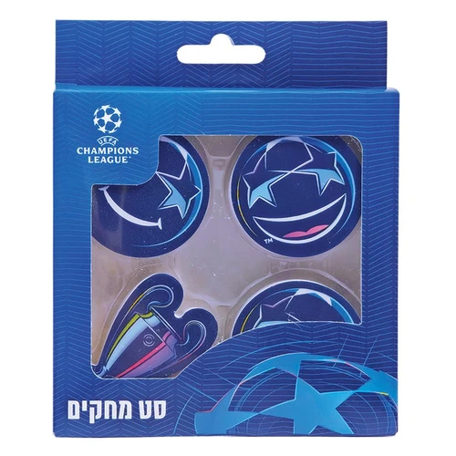 סט 4 מחקים צורניים ליגת האלופות