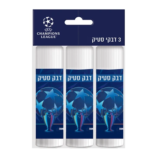 דבק סטיק 15גרם ליגת האלופות שלוש יחידות 2024
