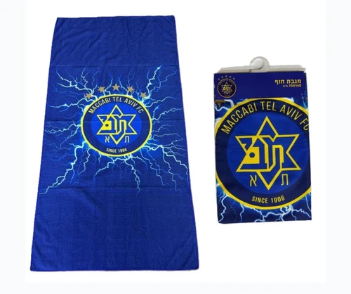 מגבת חוף מכבי תל אביב