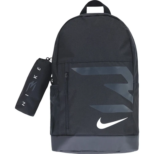 תיק נייק + קלמר 2 תאים NIKE שחור לוגו לבן