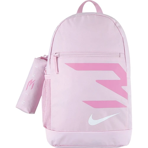 תיק נייק + קלמר 2 תאים NIKE ורוד לוגו לבן