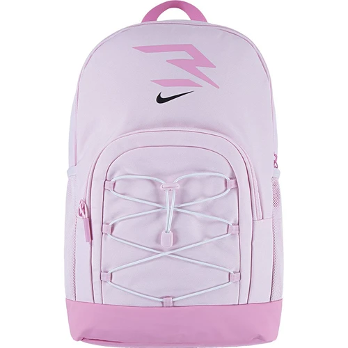 תיק נייק 3 תאים NIKE ורוד לוגו ושרוך לבן