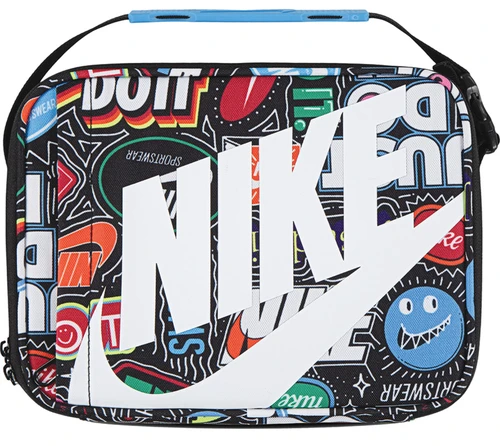 תיק אוכל Nike נייק שחור צבעוני שומר קור וחום