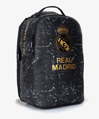 תיק גב Real Madrid שחור זהב - קל גב