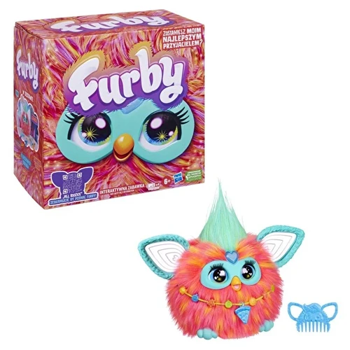 בובת פרבי 600 ביטויים קוליים- כתום Hasbro Furby