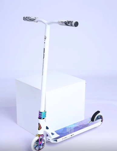 קורקינט פעלולים לילדים מקצועי S7 לבן LEO PRO