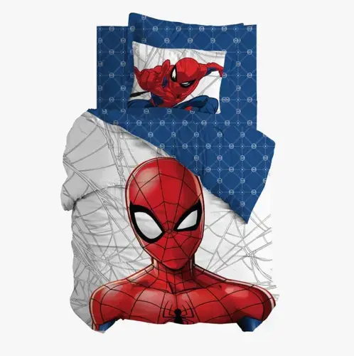 סט מצעים ספיידרמן למיטת יחיד