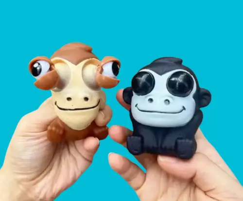 גורילה מוציא עיניים בלחיצה - פידג'ט טויס