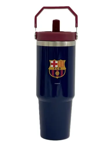 כוס מתכת עם קש 700 מ"ל ברצלונה