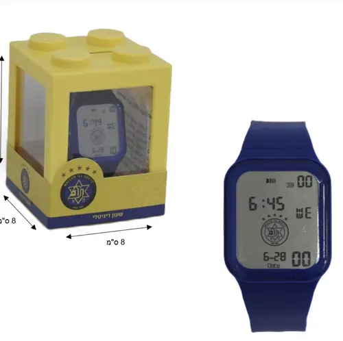 שעון יד דיגטלי מכבי תל אביב לילדים