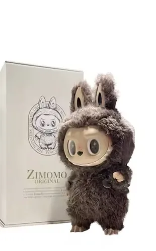 לבובו ענקי בובה איכותית גודל 40 ס"מ - Labubu תואם לבובו חום