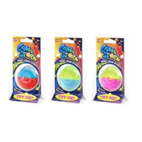 סביבון סופת לבה ספינר ביזי טופ