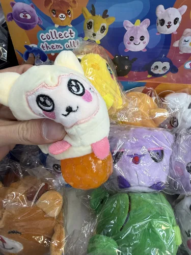 בובת בד לחיצה עם כדורי אורביז