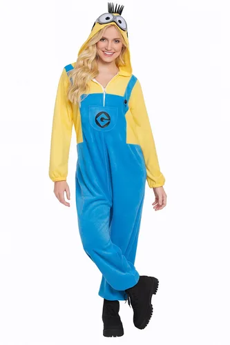 תחפושת מיניון קווין למבוגרים של חברת רוביס מתאים לנשים וגברים