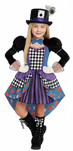 תחפושת הכובען המשוגע ילדות - רוביס