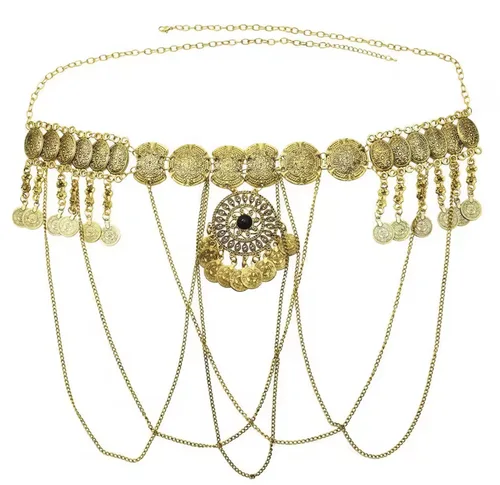 שרשרת מותן מטבעות לתחפושות פיראט