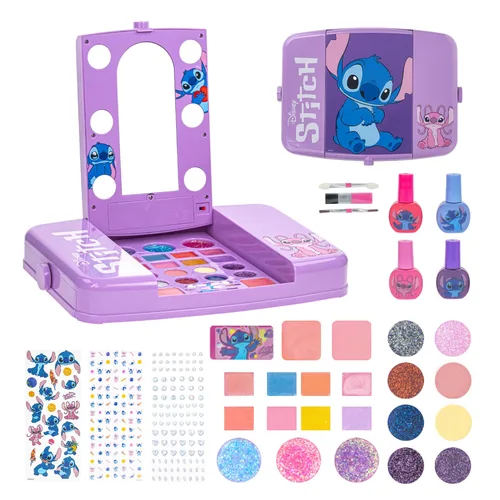 סטיץ' סט איפור נפתח עם מראה מוארת