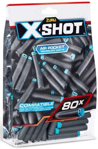 מארז 80 חצים לרובי X-Shot - Excel