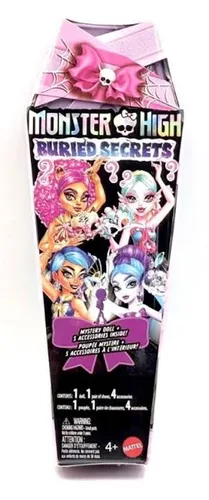 מונסטר היי ארון קבורה בהפתעה כולל בובה ואביזרים