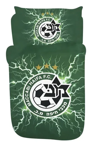 סט מצעים יחיד מכבי חיפה