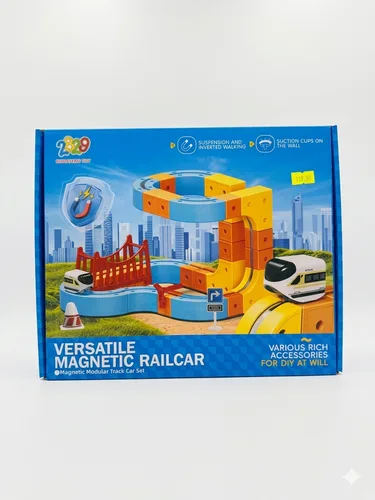 מסלול רכבת מגנטי חשמלי magnetic rail track