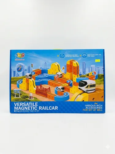 מסלול רכבת מגנטי חשמלי magnetic rail track