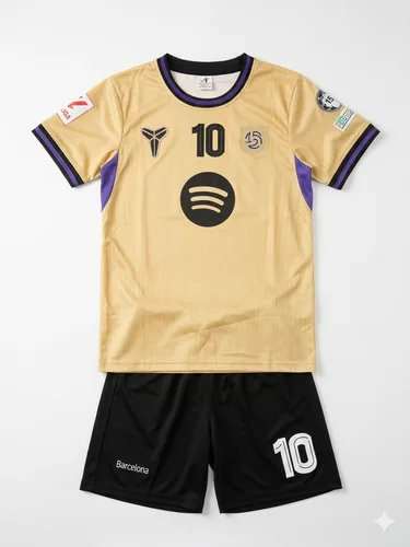 חליפת כדורגל ברצלונה מספר 10 - ימאל חליפת כדורגל לילדים ונוער