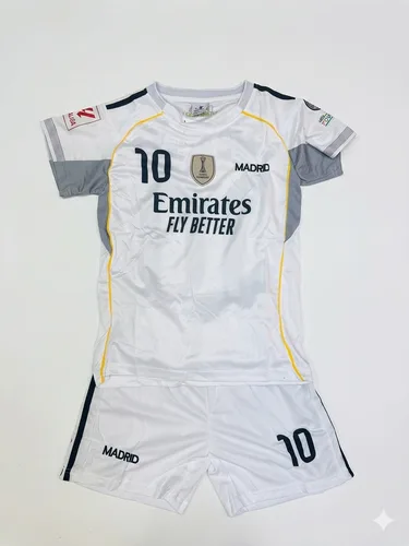 חליפת כדורגל מדריד מספר 10 - אמבפה חליפת כדורגל לילדים ונוער