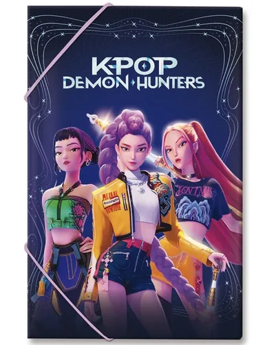 תיק גומי פלסטיק לדפים קיי פופ