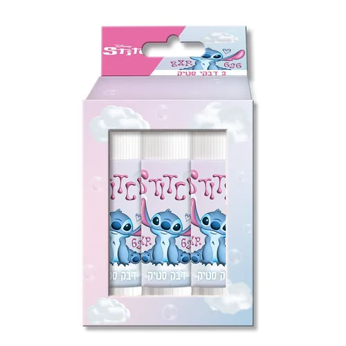 דבק סטיק 15גרם לילו וסטיץ שלוש יחידות