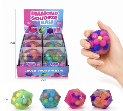 סקוושי יהלום עם כדורים קרח