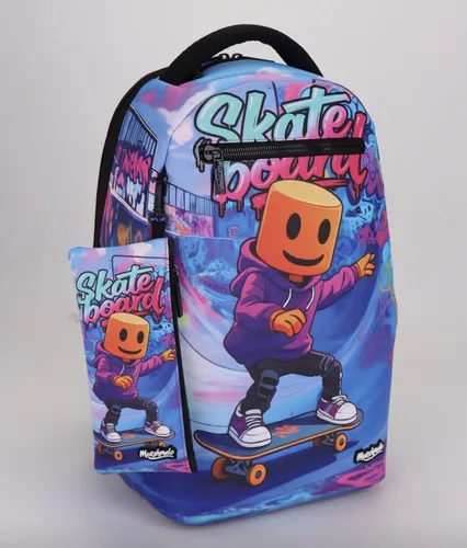 תיק מרופד + קלמר דגם מרשמלו Hype City מבית Marshmelo.