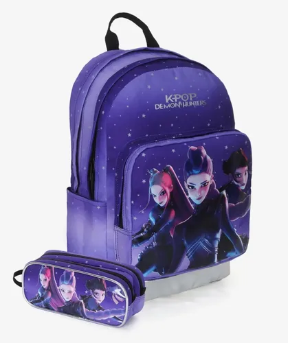 תיק+קלמר Kpop Purple קל גב