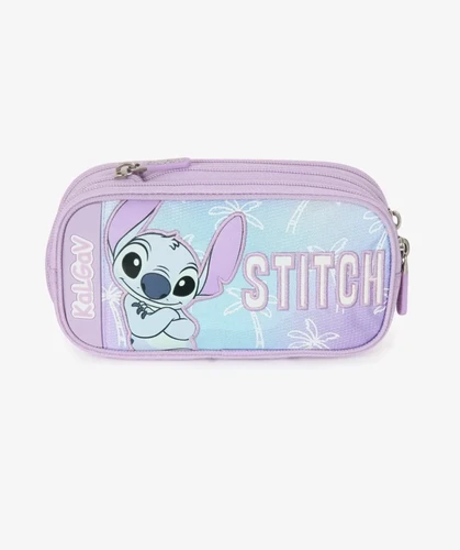 קלמר מתרחב Stitch תכלת סגול.