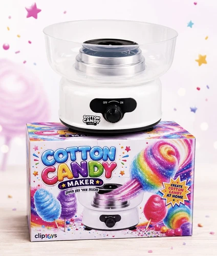 מכונת צמר גפן מתוק ביתית מבית קליפ טויס Clip Toys - Cotton Candy Maker