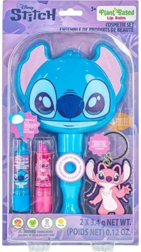 מארז שפתוני לחות ומראה מוארת Disney - אנג'ל סטיץ'